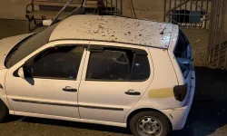 Trabzon’da Emniyet’in yakınındaki araçların üstüne İHA düştü!