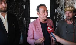 CHP Genel Başkan Yardımcısı Berhan Şimşek, evi yanan ressam Murat Melih Özen'i ziyaret etti