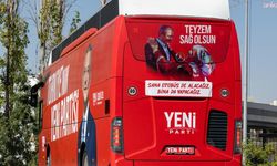 YENİ Parti’nin saha gezilerinde kullanacağı otobüs hazırlandı: Arkasında 'Teyzem sağ olsun' mesajı
