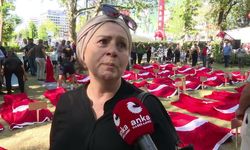 Açlık grevindeki gazilerden temsili şehit gösterisi: Buranın adına Gazi Güvenpark diyeceğim