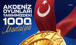 Bakan Bak: Akdeniz Oyunları tarihimizde 1000. madalyaya ulaştık