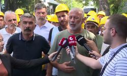 Bakanlık önündeki madenciler gözaltına alındı