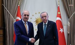 Erdoğan, TBMM Başkanı Kurtulmuş'u kabul etti