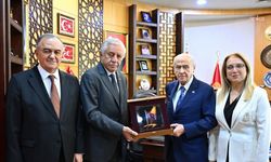 MHP TBMM Grubu'ndan Devlet Bahçeli'ye ziyaret: "Lider Ülke Türkiye" temalı hediye takdim edildi