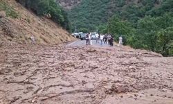 Tunceli’de sağanak heyelana neden oldu