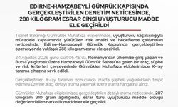 Hamzabeyli’de araçtan 288 kilo uyuşturucu çıktı!
