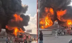 Elazığ OSB’de fabrika alevlere teslim: Ekipler seferber oldu