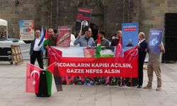 Erzurum’da sağlık çalışanlarından Gazze için sessiz yürüyüş