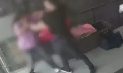 Spor salonunda tartışma büyüdü: Kadının boğazını sıktığı anlar kamerada!