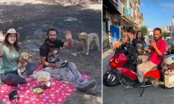 Evlerini kapattılar, 28 aydır yollardalar: Tek motosikletle 67 il gezdiler