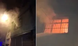 Eşiyle tartışıp evi ateşe verdi!