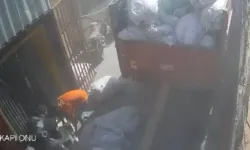 Gaziosmanpaşa’da korku dolu anlar: Yük asansörü 4. kattan böyle düştü
