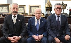 Sarallar ve Şahinler aynı karede: Bahçeli ile buluşmadan ilk fotoğraf
