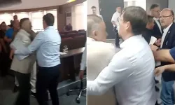 Edirne Belediyesi Meclisi'nde AKP ile YENİ Parti arasında arbede