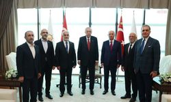 Cumhurbaşkanı Erdoğan, HÜDA PAR Genel Başkanı Yapıcıoğlu’nu kabul etti