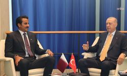 Cumhurbaşkanı Erdoğan, Katar Emiri Al Sani ile bir araya geldi