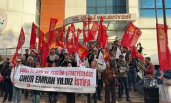 TKP’den Çiğli Belediyesi önünde eylem: 'Zübük edasıyla AKP’ye geçmiştir!'