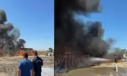 Bursa’da fabrikada yangın paniği: Alevler bahçedeki kasalardan yükseldi!