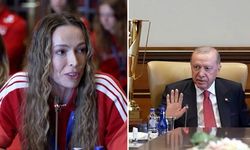 Erdoğan ile Eda Erdem arasında güldüren diyalog