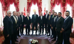 Erdoğan dört büyük kulübün başkanlarını kabul etti: Zirvede spor gündemi