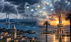 Meteoroloji uyardı: İstanbul’un kuzeyi ve İzmir için sağanak alarmı!