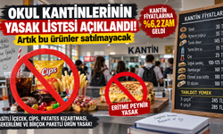 Okul kantinlerinde yeni dönem: Bu ürünler artık satılmayacak!
