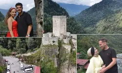 Balayında rotayı değiştirdiler: Ege ve Akdeniz yerine Karadeniz’in zirvelerine çıktılar...