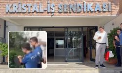 Sendika binasında silah sesleri!
