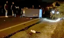 Çorlu’da korkunç kaza! Devrilen motosikletten savruldu, midibüsün altında kaldı