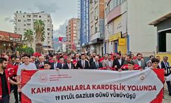 Osmaniye’de Gaziler Günü için yürüyüş düzenlendi