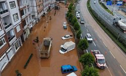 Rize’de sağanak sel ve taşkınlara yol açtı