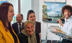 Bob Ross’tan ilham aldı, 81 yaşında ikinci sergisini açtı!