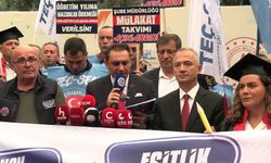 MEB önünde eğitim çalışanlarından özlük hakkı çağrısı: Statümüz güçlendirilsin!