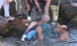 Üsküdar’da zıpkınla balık avlarken canından oluyordu...
