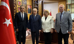 MHP lideri Bahçeli, Alevi Vakıfları Federasyonu heyetiyle görüştü