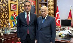 Ankara 2 No’lu Baro Başkanı Üçüncü’den Bahçeli’ye ziyaret: 'Elini öpüp hayır duasını aldık'