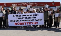 Sincan Cezaevi önünde İdare ve Gözlem Kurulu protestosu