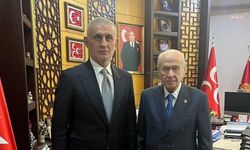 TFF Başkanı Hacıosmanoğlu, MHP Genel Başkanı Bahçeli’yi ziyaret etti