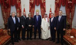 Cumhurbaşkanı Erdoğan, R4+E3 toplantısı için Türkiye’ye gelen Dışişleri Bakanlarını kabul etti