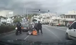 Trafikte kuryeye saldıranların cezası belli oldu