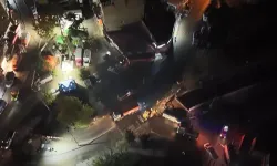 Ayazağa’da yıkılan yapıların enkazı kaldırılıyor: Çalışmalar gece boyunca sürdü!