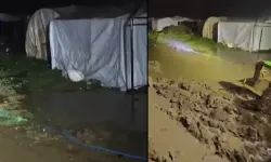 Bursa’da mevsimlik tarım işçilerinin çadırlarını su bastı!