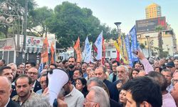 Cemil Tugay protestosuna polis engeli