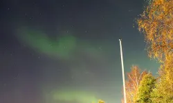 Finlandiya’da kuzey ışıkları Seinäjoki semalarında görüntülendi