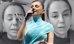 Şarkıcı Merve Özbey sahnede düştü