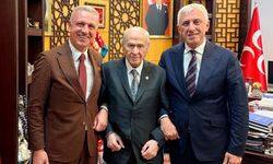 Cumhurbaşkanı Başdanışmanı Oktay Saral'dan Devlet Bahçeli'ye sürpriz ziyaret