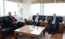 CHP’li Gürer’den TESK yönetimine ziyaret: Esnafın komisyon yüküne dikkat çekti!