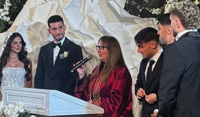 Samet Akaydın ile oyuncu Hazal Çağlar, dünyaevine girdi