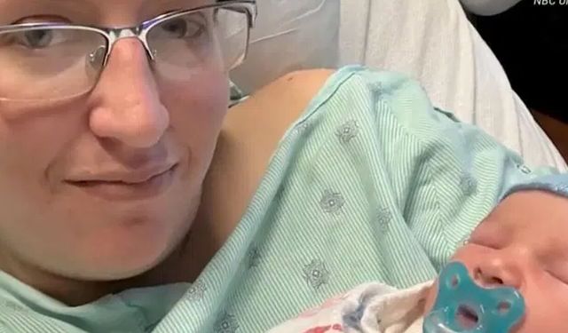 Hamile olduğunu bilmeyen kadın 3,6 kiloluk bebek dünyaya getirdi