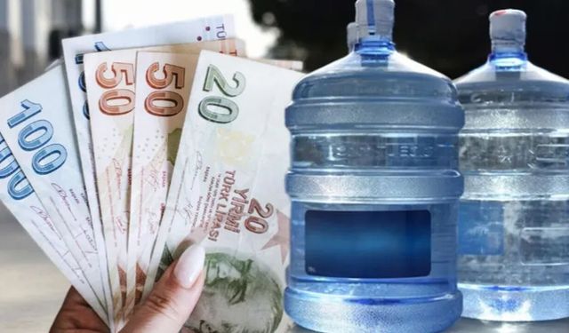 Damacana suya dudak uçuklatan zam!